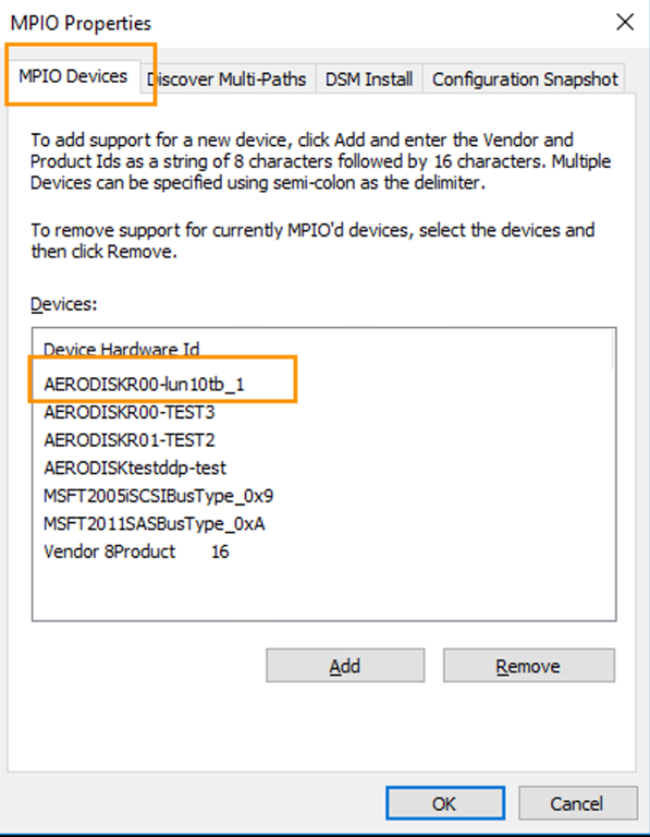 Настройка и подключение Multipath Windows - Установка - MPIO